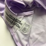 Life is Good Women's Swimsuit Lilac with Flowers and Back String Detail Sz M Photo 4