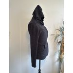 Barefoot Dreams  CozyChic Lite Knit Black Zip‎ Up Sweater Hoodie Size Small Photo 1