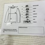 Cottagecore Handmade Womens Sweater L Retro Cable Knit Coastal Grandma Minimal Size L Photo 9