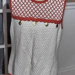 Storybook Knits‎ Womens Island Getaway Sweater Tank Medium Orange Photo 0
