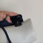 AQUA  cold shoulder satin silky BLOUSE TOP blue SMALL long sleeve Photo 12