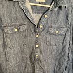 Universal Threads Universal Thread Denim Shirt Dress Dark Wash Photo 5