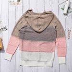 MULTI COLOR LIGHTWEIGHT CLASSIC CHIC KNIT HOODIE Size undefined Photo 7