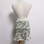 Show Me Your Mumu Ivory Green Bamboo Palm Mini Skirt Sleeveless Crop Top Set XL Photo 9