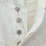 Reformation  Charlie High Rise Denim Jean Shorts Raw‎ Hem White New Size 31 Photo 5