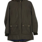 Tommy Hilfiger Women's Olive Green Faux Fur Hooded Gorp Core Parka Jacket XS Photo 0