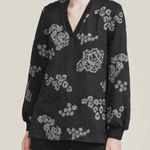 Pearl by Lela Rose Embroidered Jersey V Photo 0