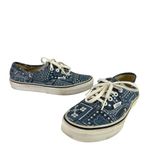 Vans  Doren Blue Paisley Low Top Lace Up Casual Sneakers Shoes Mens 5 Womens 6.5 Photo 4