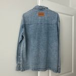 Parke Long Sleeve Denim Shirt Small NWT Blue Photo 8