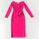 Chiara Boni  La Petite Robe Kaya Pink/Cherry  Pleated Detail Sheath Dress‎ 4/40 Photo 1