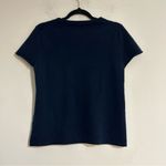 J.Crew  Cashmere Short Sleeve Crewneck Sweater Top Navy Blue Size Medium Photo 3