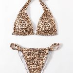 Romwe cheetah halter bikini set Photo 0