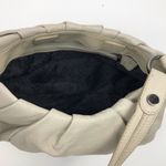 Vera Bradley Simply Vera Wang Handbag Purse Leather Ivory Shoulder Saddle Hand Bag Photo 6