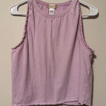 Altar'd State Elegant Lavender Sleeveless Tank Top Photo 0