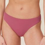 ANDIE  Swim the Symi Bikini Bottom NWT‎ size XL in Mulberry Ruched Back Swimsuit Photo 0