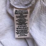 Free People  Lover Her Madly White Oversized Button Down Shirt Women's Size Small Photo 6