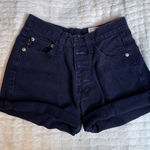 CEST TOI 0 Extra Small Button Fly‎ Purple Jean Shorts Cotton High Waist Cut Off Photo 0