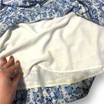 Rebecca Taylor  Aimee Floral Silk Mini Shirt Dress Blue White Size 0 Photo 9