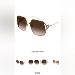 Gucci NEW  Women's GG1322S 64mm Square Sunglasses, New w/o Tag $710 Photo 13