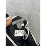 Kelly and Diane women's Dress Solid Black White Trim Size 6 Vintage Cross Back Photo 3