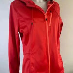 Mondetta Women's‎  Red Hooded Full Zip Jacket Size L 0299 Photo 0