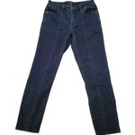 Universal Standard Skinny Jeans Pintuck Front Seam Indigo Ink Sz 00 NWT Photo 0