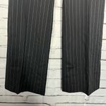 Ann Taylor Y2K Black Wide Leg Pinstripe Retro Pants Baggy SZ 4 High Rise Casual Photo 3