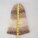 Brown Cable Knit Y2K Vintage Hippy Unisex Cottage Boho Bucket Beanie Cap Hat Photo 5