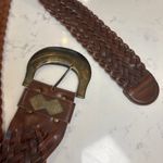 CAbi  Boho Tribal Wide Braid Belt Detailed Buckle MED Photo 3