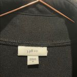 J.Jill Black Quilted Sherpa snap front Jacket. Size medium Photo 3