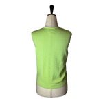 Lilly Pulitzer  Tank Top Women Small Green Knit Cotton Crew‎ Neck Preppy Coastal Photo 1