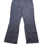 prAna  Pants Women 14 Gray Straight Outdoor Hiking Casual Mid Rise Gorp Photo 0