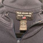 Ralph Lauren Polo  Womens 1/4 Zip Short Sleeve Top Size L Navy Blue Preppy Photo 3