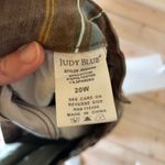 Judy Blue  EUC Women's Plus Brown Vertical Striped Flare Jeans Boho Retro 20W Photo 11