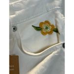 Reformation Women's Size 26 White Cynthia Floral Embroidered Straight Jeans NWT Photo 4