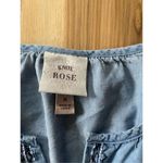 Knox Rose  Chambray Boho Top Balloon Sleeves M Photo 3