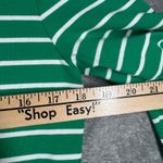 Ralph Lauren Lauren Black Tag Green White Striped Top Women L Long Sleeve Preppy Photo 9