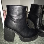 platform Boots Silver Size 6 Photo 0