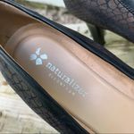 Naturalizer Maizie 11 Wide bronze/black snakeskin heels Photo 2
