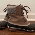 Sorel Slimpack ll Lace Boot Sz 7.5 Leather Winter Duck Boot Lace Up Photo 10