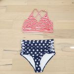 Womens Bikini Set Size XL Red Blue Patriotic USA‎ Swim Americana Summer Beach Photo 1
