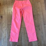 Brooks Brothers  stretch cotton neon coral chino pant size 2 Photo 10