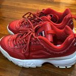 FILA Women’s Red Sneakers Photo 2
