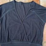 Spiritual Gangster , ribbed faux wrap, front, long sleeve size xs Photo 1