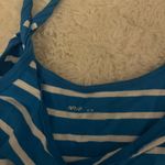 Aerie cropped blue striped tank top Photo 1