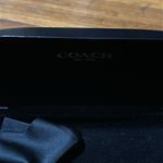 Coach Matte Black Eyeglass Case Photo 1