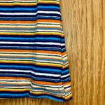 Guess  Y2k Blue Orange Striped Cropped Tee Shirt Youth XLarge Womens Small/Medium Photo 7