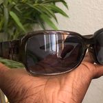 Y2K Baddie Cyber Goth Vixen Mcbling Black Round Square Chunky Sunglasses Greenish Black #2000s #streetwear #Acubi #Grunge #Biker Photo 4