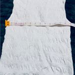 Madewell NWOT  Smocked Boatneck Tank Eyelet White‎ Cotton Linen Causal Photo 4