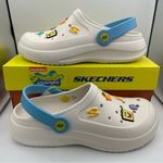 Skechers foamies clogs SpongeBob women’s size 8 white ivory Photo 1